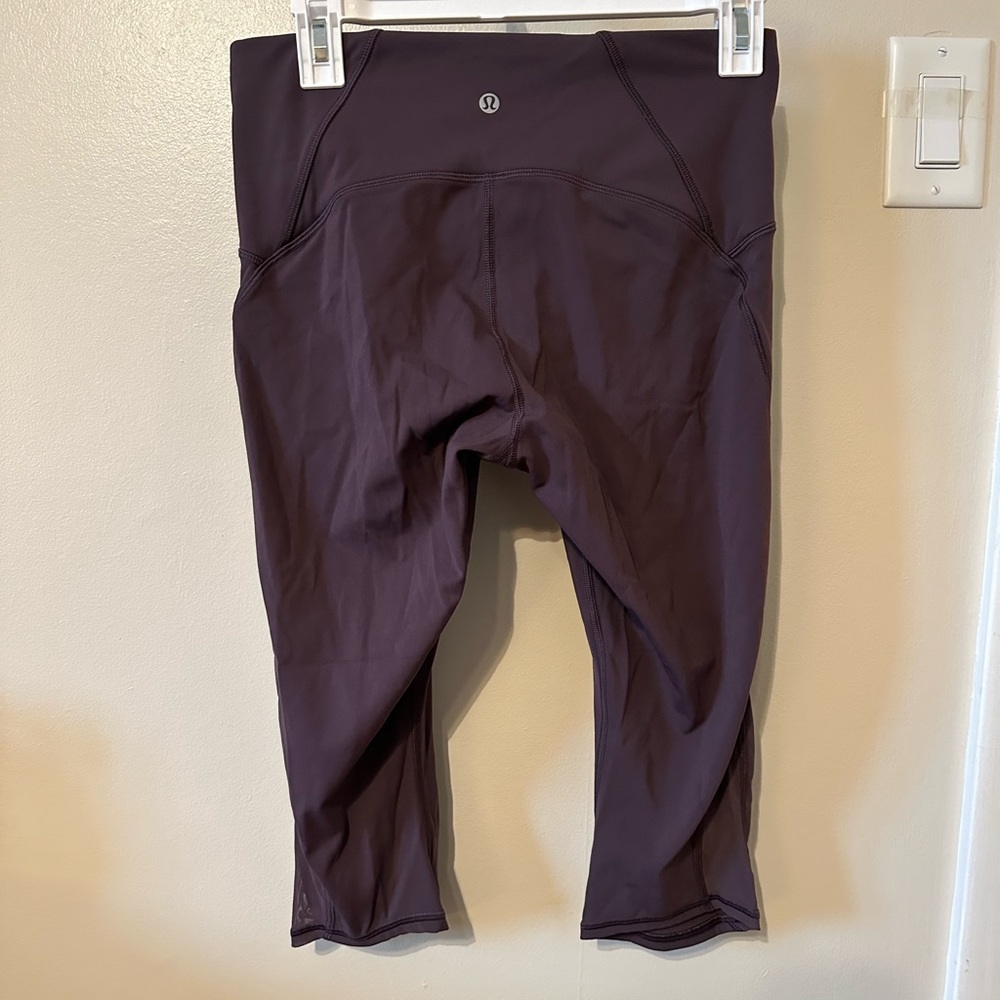 Lululemon Train times cropped leggings Sz 8
